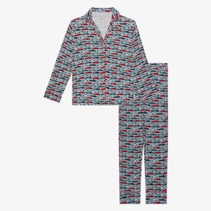 Pijamas de Algodón para Hombre, Conjunto de <span class=keywords><strong>Pijama</strong></span> Holgado de Primavera y Otoño, Doble Capa de Gasa, Crepé de Algodón, Manga Larga - Product Image 1
