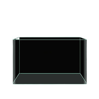 Aquarium Moderne pour Salon, Sans Cadre, Courbé, Petit, Ultra-transparent, en Plastique Acrylique Durable et Écologique