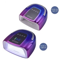 Lampe à ongles UV automatique HaoNan NL-3 200W LED 405nm, séchage rapide du gel à ongles, lampe portable professionnelle pour salon, garantie 1 an