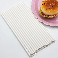 Pailles à boire jetables 100% biodégradables, emballées individuellement dans du papier, écologiques, pour bubble tea