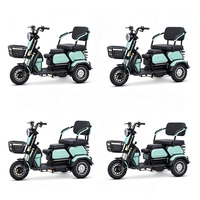 Vélo électrique à trois roues pour adultes, tricycle électrique avec panier, tricycle électrique pour personnes âgées, tricycle électrique de transport pour adultes