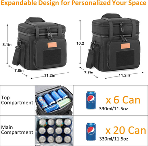 Tùy Chỉnh 6-Chai Cách Điện Rượu Vang Tàu Sân Bay Túi Lạnh Tái Sử Dụng Sáp Vải Tote Cho Du Lịch Và Những Chuyến Đi Dã Ngoại Cho Rượu Vang Những người đam mê - Product Image 5