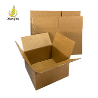 Boîte en carton ondulé ciré imperméable et robuste sur mesure pour l'emballage de viande et de volaille congelées dans la logistique de la chaîne du froid