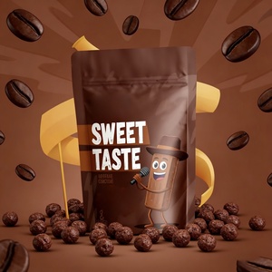 ถุงซิปล็อคแบบตั้งได้สำหรับบรรจุภัณฑ์อาหาร เช่น คุกกี้ ถั่ว ลูกอม เยลลี่  พร้อมบริการพิมพ์โลโก้ตามแบบ OEM  วัสดุเกรดอาหาร - Product Image 5