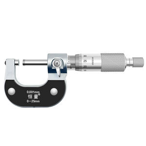 Hengliang Hoge Precisie 0-25Mm Roestvrij Staal <span class=keywords><strong>Micrometer</strong></span> 0.001Mm Resolutie Legering Oppervlak Spiraal 0.002Mm Nauwkeurigheid - Product Image 1