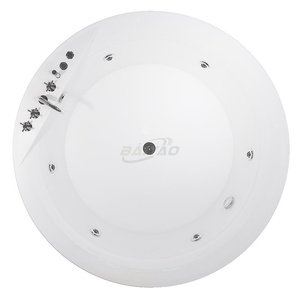 Baignoire en acrylique Jacuzy au design moderne Spa de massage à remous encastré de forme ronde JaKuzzier intégré pour 1 à 2 personnes - Product Image 3