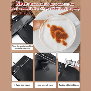 Tùy chỉnh laser nhôm lá phía trước trong suốt mỹ phẩm Holographic Mylar dây kéo túi với cửa sổ - Product Image 3