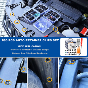 Offres Spéciales 680 pièces attaches de retenue de pare-chocs universelles Auto ou Automoive <span class=keywords><strong>pour</strong></span> clip en plastique de <span class=keywords><strong>voiture</strong></span> - Product Image 2