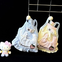 Vêtements pour animaux de compagnie, chiens et chats, gilets fins et mignons en polyester pour petits chiens, Yorkshire Terrier, Schnauzer, Bichon Frise, Teddy
