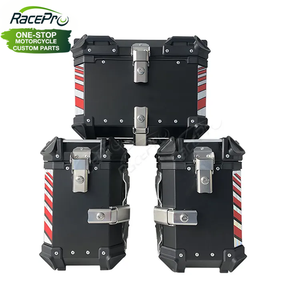 Caja de aleación de aluminio para motocicleta, parte de atrás del maletero, 38L - Product Image 1