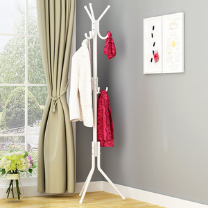 Iron Coat <b>Rack</b> Floor Standing Simple <b>Clothes</b> Organizer For Bedroom 60x18x7cm Metal Single Tier - Product Image 3