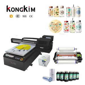 Kongkim tốt nhất 3D hiệu ứng A1 UV trực quan định vị máy in dtf phẳng máy in với AB UV Phim và Laminator - Product Image 1