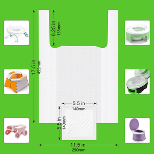 Confezione da 40 vasini monouso con tamponi assorbenti da 200ML, sacchetti per la ricarica del vasino da viaggio compatibili con OXO <span class=keywords><strong>Tot</strong></span>, vasino in vaso - Product Image 3