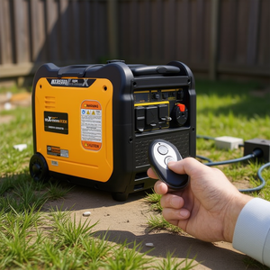 เครื่องกำเนิดไฟฟ้าพกพา Maxx 5000W แบบอินเวอร์เตอร์ ใช้แก๊ส 4 จังหวะ 196 ซีซี สตาร์ทด้วยรีโมท 120V 60Hz ถังน้ำมัน 11 ลิตร - Product Image 2