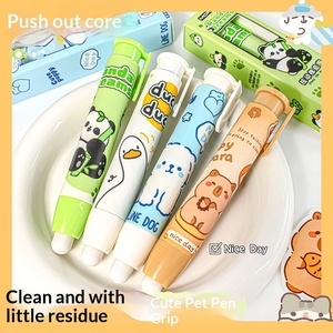 Gomme per Cancellare a Forma di Cartone Animato, Retrattili, per Studenti delle Scuole Elementari, Cancelleria per Studenti, Rimozione Pulita dei Residui, Vendita all'Ingrosso - Product Image 3