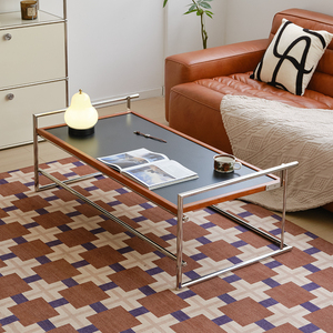 Bàn cà phê gấp gỗ nhà phòng khách hiện đại đơn giản bàn trà văn phòng Bắc Âu căn hộ nhỏ - Product Image 3