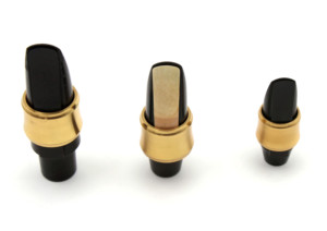 Embouchure de saxophone en caoutchouc dur doré pour la musique de Pâques, avec ligature de saxophone à anneau métallique - Product Image 3