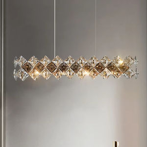 Марокканский Стиль на заказ высококачественная нержавеющая сталь Роскошная гостиная K9 Хрустальная современная светодиодная люстра подвесной светильник - Product Image 1