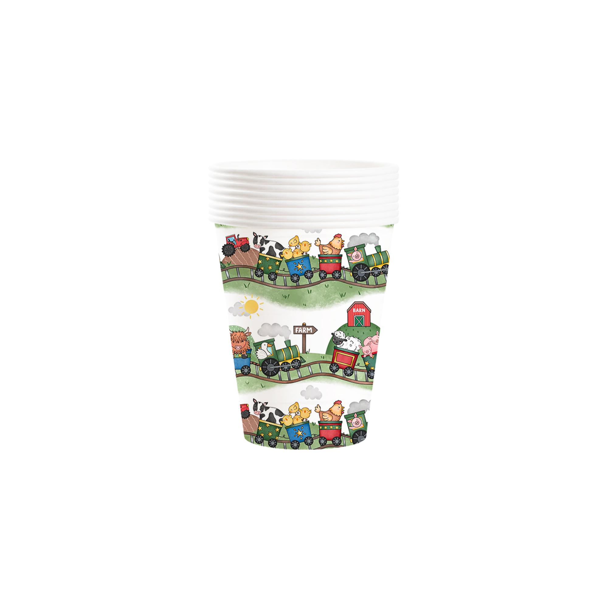 Vaso de papel de 9 oz * 8 unidades