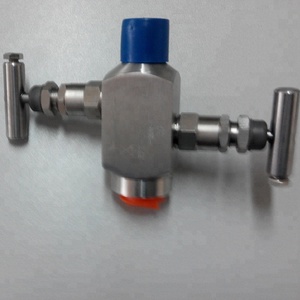 Collecteur d'instruments standard SS316L à 2 voies, filetage NPT 1/2'', purge d'isolation pour manomètre EJA 1 - Product Image 2