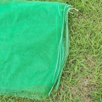 Op maat gemaakte mesh tas voor het beschermen van dadels, groene of witte palmboom mesh tas met zwarte trekkoord
