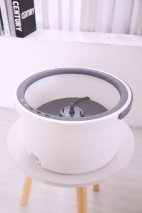 Sistema de Separación de Agua Limpia/Sucia con Poste Giratorio de Acero Inoxidable de 360° y Cesta de Plástico de Alta Capacidad - 5.0 (83 <span class=keywords><strong>Reseñas</strong></span>) - Product Image 2
