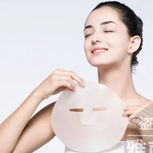 Novos Produtos Fábrica De Máscaras Cosméticas Camélia Fibra Máscara Material 30gsm Máscara Facial