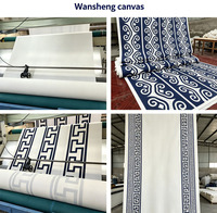 Rouleau de toile en polyester industrielle blanche, matériau imperméable robuste pour bâche de camion, usage maritime, acheteur en gros