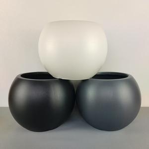 <span class=keywords><strong>Grande</strong></span> vaso di fiori di plastica sferica per salotti, balconi e case, bianco, vaso esterno di <span class=keywords><strong>grande</strong></span> diametro - Product Image 1