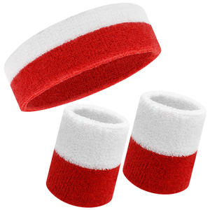 Aolikes Colorful <strong>Wristband</strong> Headband Embroidery Tennis Breathable Sweatband Towel <strong>Wristband</strong> Fashion Customized - Product Image 4