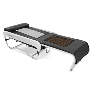 बिस्तर की मालिश टेबल ब्यूटी सैलून फर्नीचर 190*80 सेमी के लिए हॉट सेलिंग सेज ग्रीन जेड रोलर
