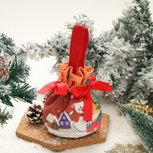 Biểu Tượng Tùy Chỉnh Không Dệt Vải Món Quà Giáng Sinh Bao Bì Mua Sắm Túi Gói Túi Tùy Chỉnh In Quà Tặng Túi - Product Image 4