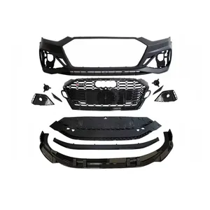 New Design Auto Front Bumper For Audi A5 S5 B9 Upgrade 2020 Rs Style Bumper And Grill Front Lip 2017 2018 2019 Upgrade 2021
