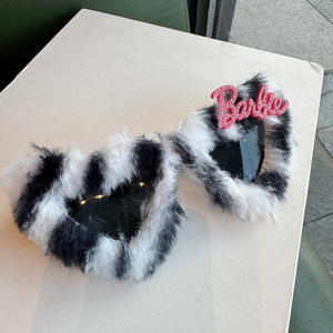 Nouvelles Lunettes de Soleil Cœur Rose en Peluche 2026 – Amusantes pour Fêtes et <span class=keywords><strong>Photos</strong></span>, Protection UV400 - Product Image 4