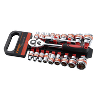 Premium 10 pièces 1/2 pouces jeu de douilles d'entraînement 12 points CRV acier inoxydable haute qualité ensembles d'outils à main 1 an personnalisable OEM