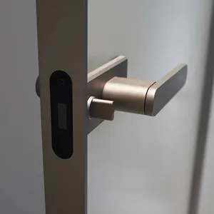 Fechadura magnética da maçaneta da porta em alumínio para porta de vidro