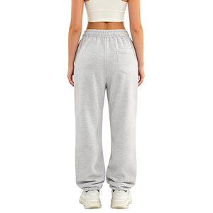 Pantaloni da <span class=keywords><strong>donna</strong></span> all'ingrosso in cotone <span class=keywords><strong>oversize</strong></span>, casual, stile <span class=keywords><strong>jogger</strong></span>, a gamba larga, vestibilità ampia, streetwear alla moda - Product Image 3