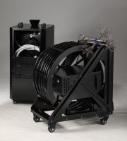 Machine de nettoyage de conduits de graisse pour cuisine, 1500W, brosse rotative en fil d'acier, laveuse à eau chaude pour restaurant, hôtel, cuisine