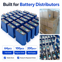 Sel Baterai LiFePO4 Grade-A MB31 314Ah dari Polandia, Jerman, Uni Eropa untuk Distributor Penyimpanan Energi Surya 48V, Pesanan Grosir 64pcs 100pcs 200pcs