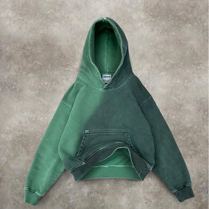 Tùy Chỉnh Người Đàn Ông Của Quá Khổ Baggy Người Đàn Ông Cực Lông Cừu Lông Bông Dày Sherpa <span class=keywords><strong>Kangaroo</strong></span> 600 GSM 100% Cotton Unisex Nặng Áo - Product Image 6