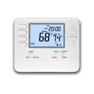 Energy Saving Hvac <strong>Thermostat</strong> 24VDC <strong>Temperature</strong> <strong>Controller</strong> Multistage <strong>Thermostat</strong> For Heat Pump - Product Image 1