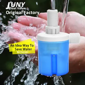 JUNY – Mini vanne à flotteur verticale automatique en PVC, pas de bruit Dn15, vanne de contrôle à flotteur à bille de niveau chinois pour réservoir d'eau