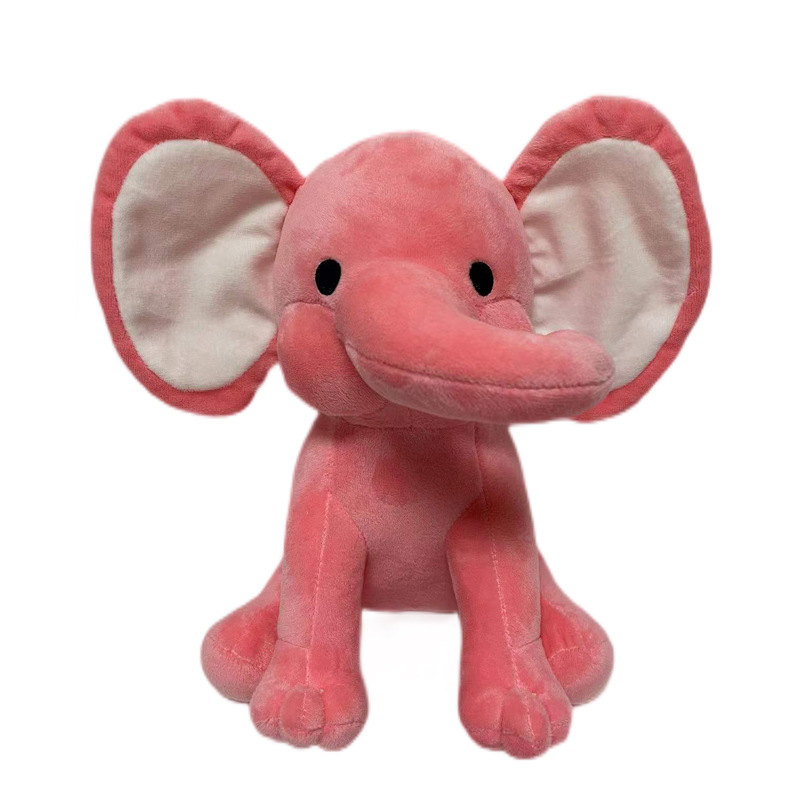 Peluche Éléphant Rouge et blanc