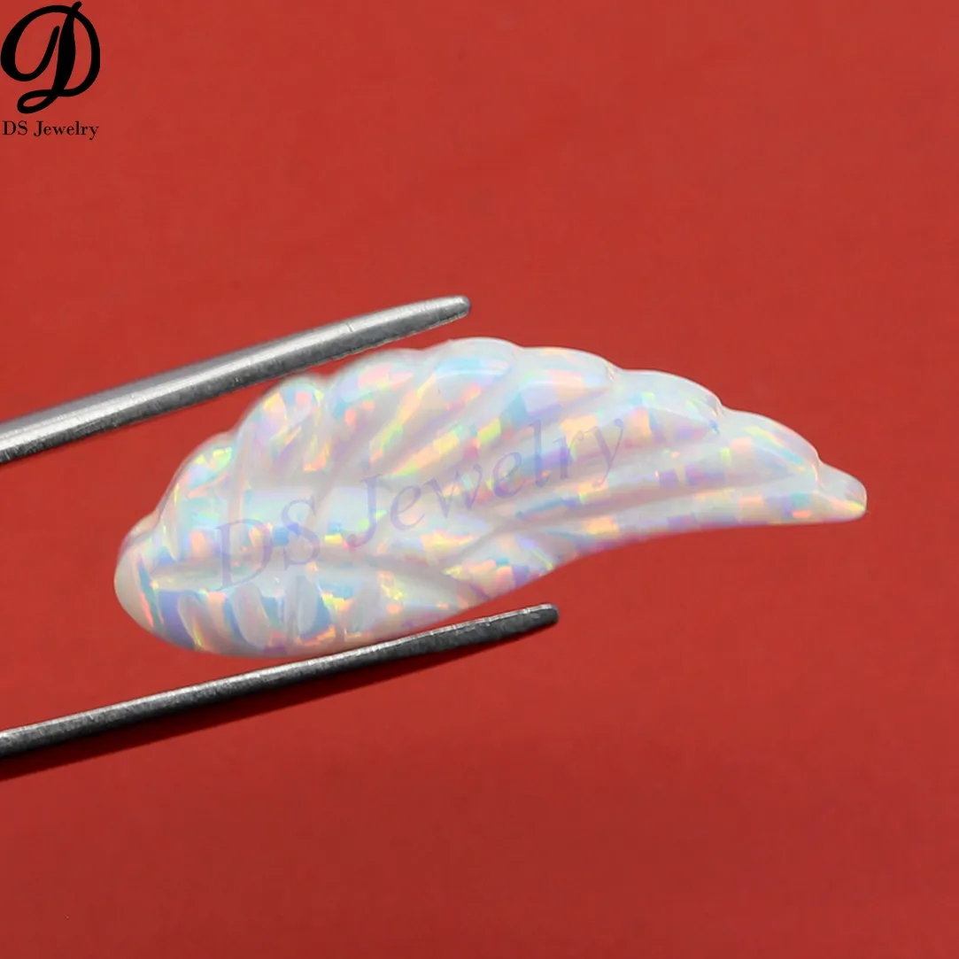 Aile synthétique en opale pour la fabrication de bijoux, haute qualité, prix en usine de chine