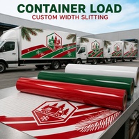 Vinilo Adhesivo para Rotulación de Vehículos, Rollo de PVC para Decoración de Camiones de Reparto, Personalizable en Ancho, para Flotas y Contenedores