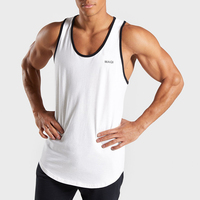 Nouveaux arrivages : débardeurs en coton pour hommes, vente en gros, débardeurs de musculation, débardeurs de gym, débardeurs coupés.