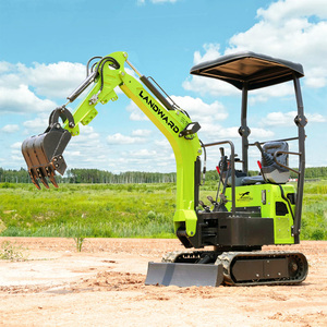 Mini-excavatrices industrielles en gros, 1 tonne, compactes, pour travaux de terrassement, livraison gratuite, excavatrice sur chenilles de 1000 kg avec - Product Image 4