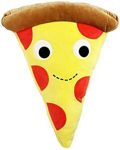 Peluche Personalizzato a Forma di Cibo Cartoon, Giocattolo Morbido a Forma di Fetta di Pizza al Formaggio, Cuscino Peluche a Forma di Pizza - Product Image 3