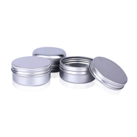 Boîte en métal personnalisée Latas para velas Boîte d'emballage Bougies de soja à bouchon vissé Petite boîte de conserve Pot en aluminium Récipient en métal rond