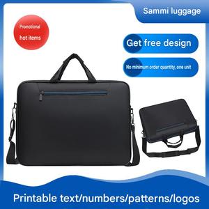 Bolso tote ultrafino sin marca, color marrón claro, resistente al agua, de poliéster, para trabajo, diseño de sublimación, para portátil. - Product Image 6